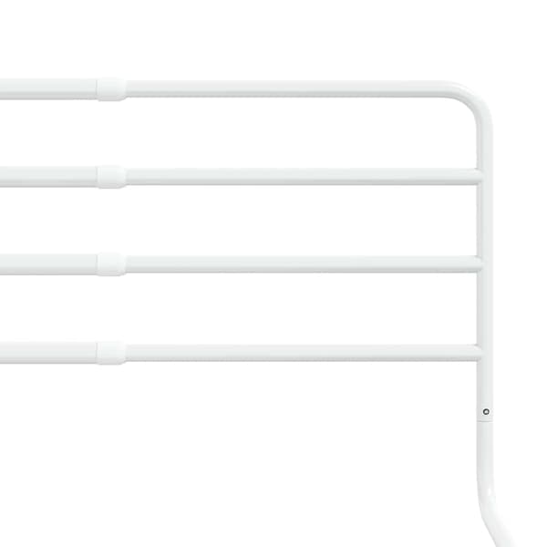 vidaXL Sängskena för barn vit (76-137)x55 cm tyg Vit