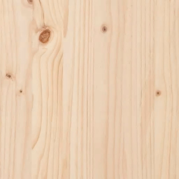 vidaXL Sängram vit massivt trä 100x200 cm massiv trä Vit