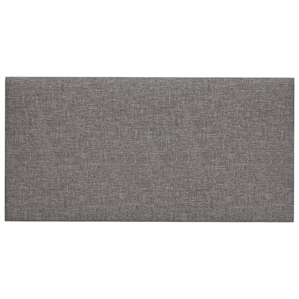 vidaXL Väggpaneler 12 st ljusgrå 30x15 cm tyg 0,54 m² Grå