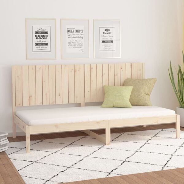 vidaXL Dagbädd 90x200 cm massiv furu Brun