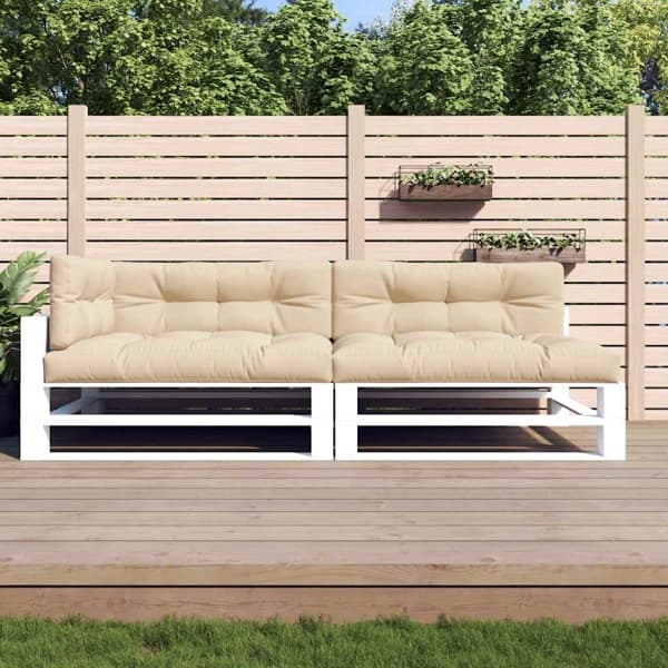 vidaXL Palldynor 5 st beige tyg Beige