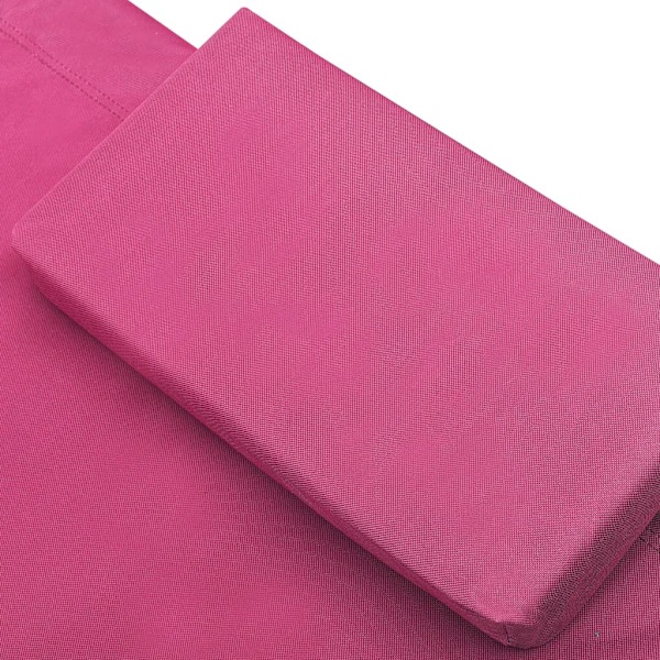 vidaXL Solsäng med tak & kuddar rosa Rosa