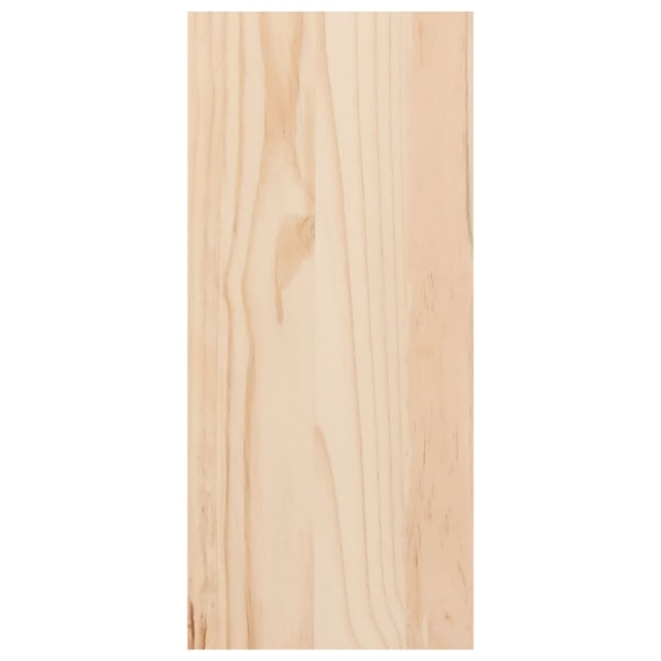 vidaXL Vinskåp 56x25x56 cm massiv furu Brun