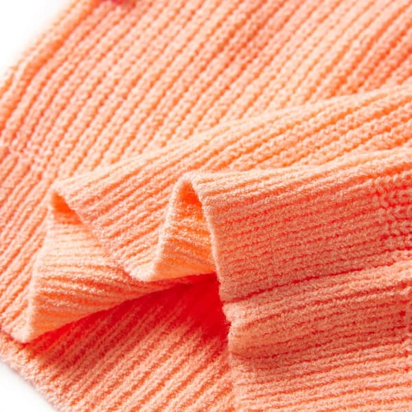 vidaXL Stickad tröja för barn ljusorange 140 Orange
