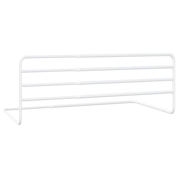 vidaXL Sängskena för barn vit (76-137)x55 cm tyg Vit