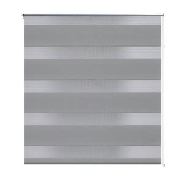 vidaXL Rullgardin randig grå 50 x 100 cm transparent grå