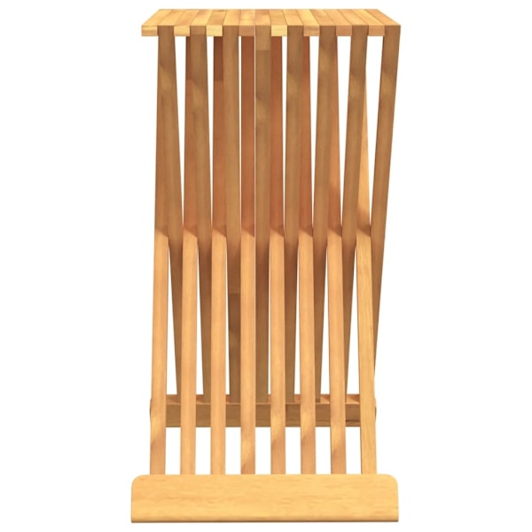 vidaXL Hopfällbar pall 40x32,5x70 cm massiv teak Brun