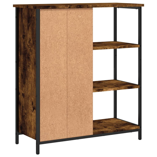 vidaXL Skänk brun ek 70x30x80 cm konstruerat trä Brun