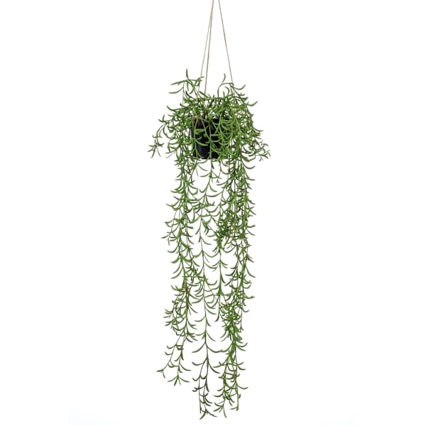 Emerald Konstväxt Senecio i kruka hängande 70 cm Grön