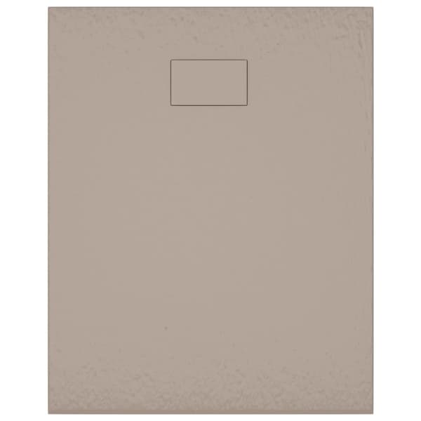 vidaXL Duschkar SMC brun 100x80 cm Brun