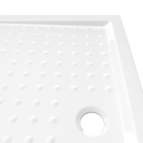 vidaXL Duschbrunnar 70 x 100 x 4 cm ABS Vit