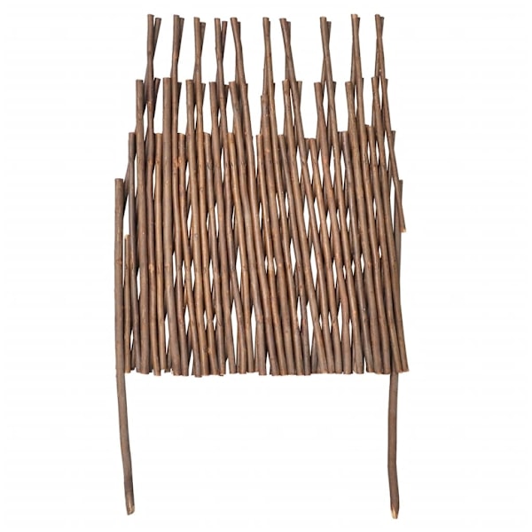 vidaXL Set av 5 st Expanderbara Pilstaket med Spaljémönster 170 x 55 cm Brun