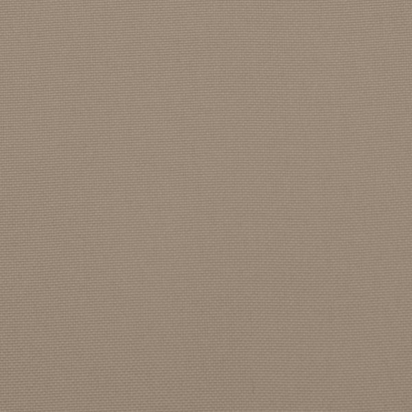 vidaXL Stolsdynor 2 st taupe 50x50x4 cm oxfordtyg Taupe