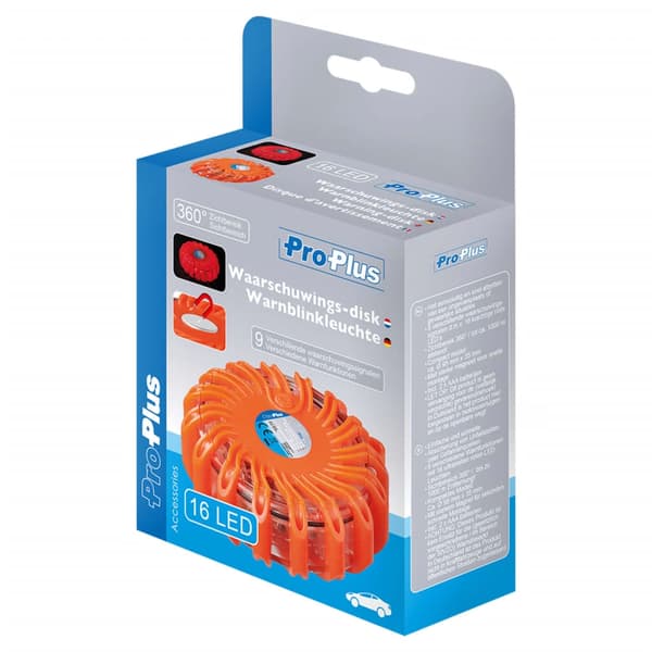 ProPlus Varningspuck med 16 LEDs Orange 540322