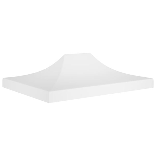 vidaXL Tak till partytält 4x3 m vit 270 g/m² Vit