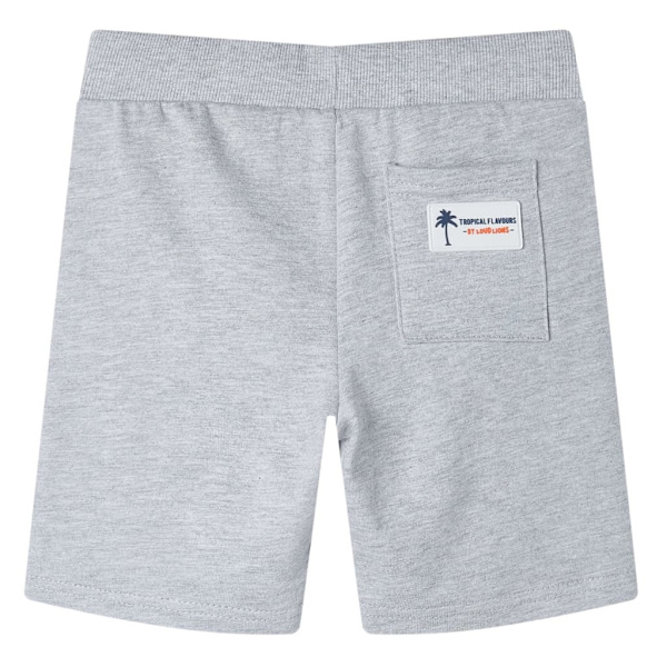 vidaXL Barnshorts med snöre grå 140 Grå