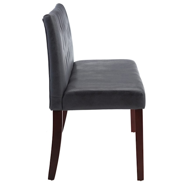 vidaXL Bänk 148,5 cm konstmocka grå grå