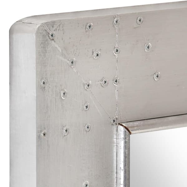 vidaXL Spegel 80x50 cm metall Silver