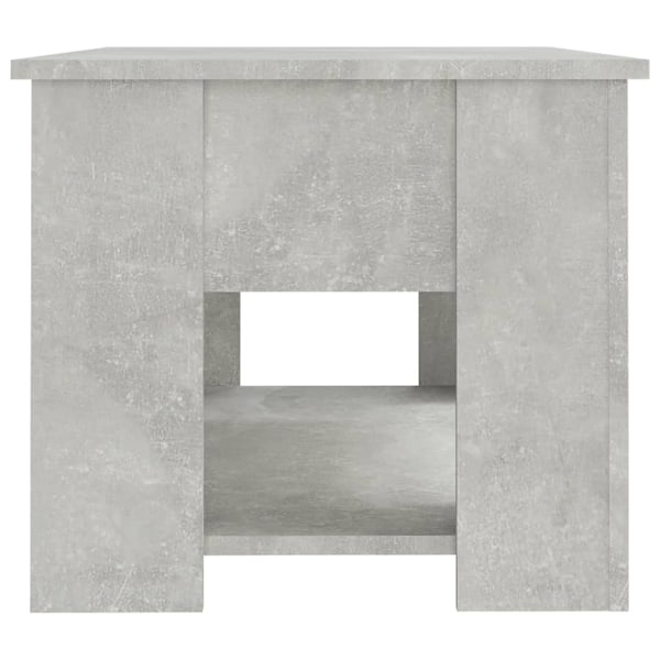 vidaXL Soffbord betonggrå 79x49x41 cm konstruerat trä Grå