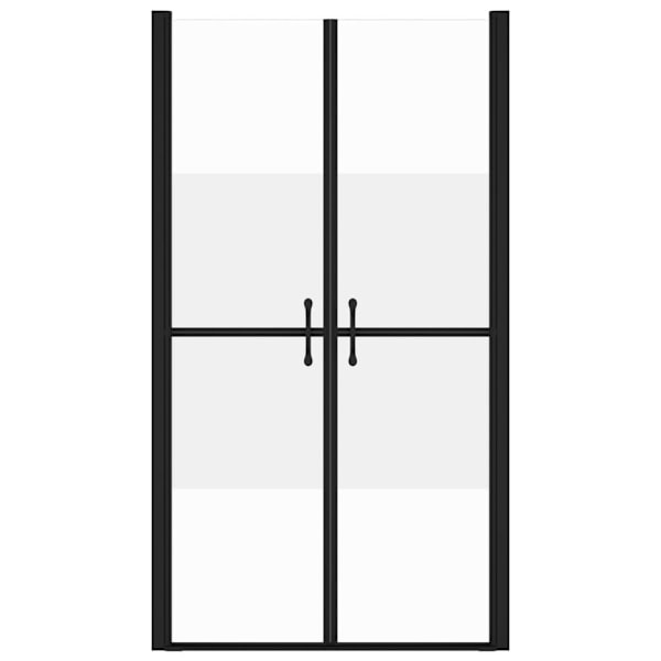 vidaXL Duschdörr halvfrostad ESG (78-81)x190 cm