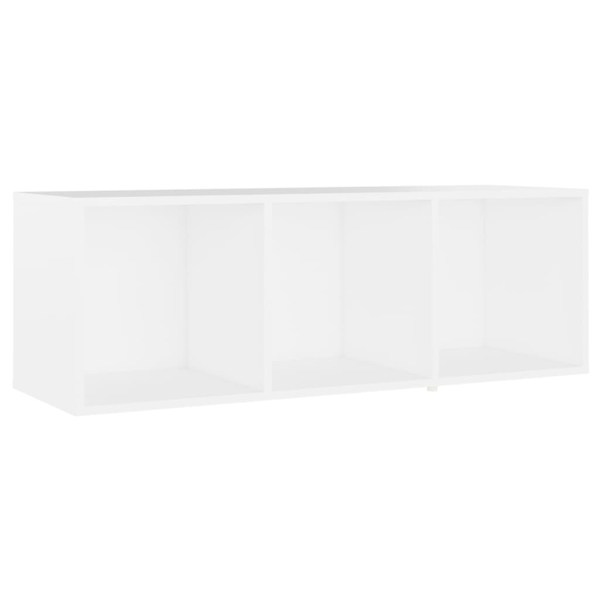 vidaXL Tv-skåp 4 delar vit 107x35x37 cm konstruerat trä Vit