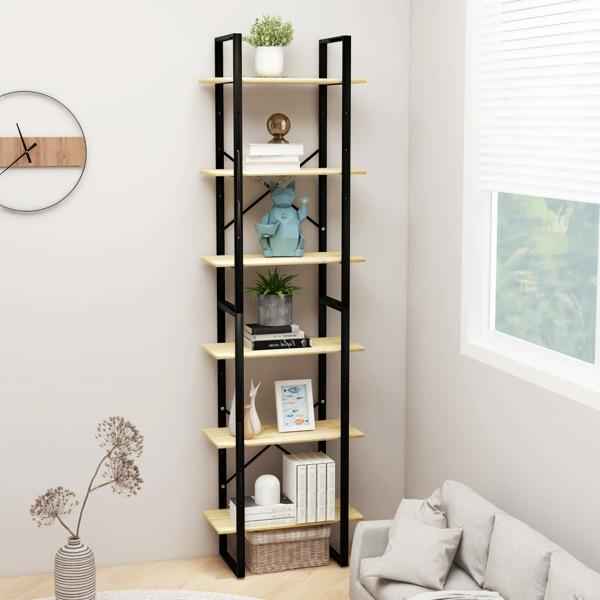 vidaXL Förvaringshylla 60x30x210 cm massiv furu Brun