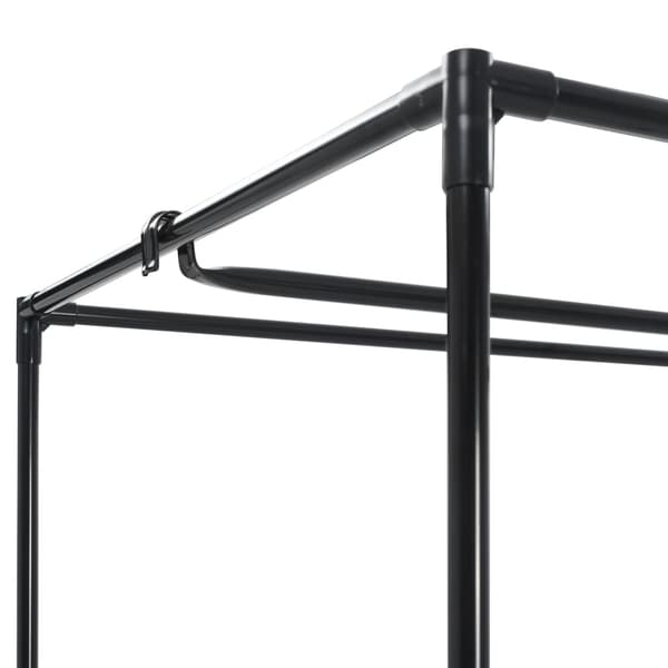 vidaXL Garderob grå 75x50x160 cm grå