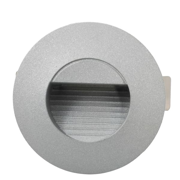 vidaXL Utomhusvägglampa LED 6 st 2 W silver rund Silver