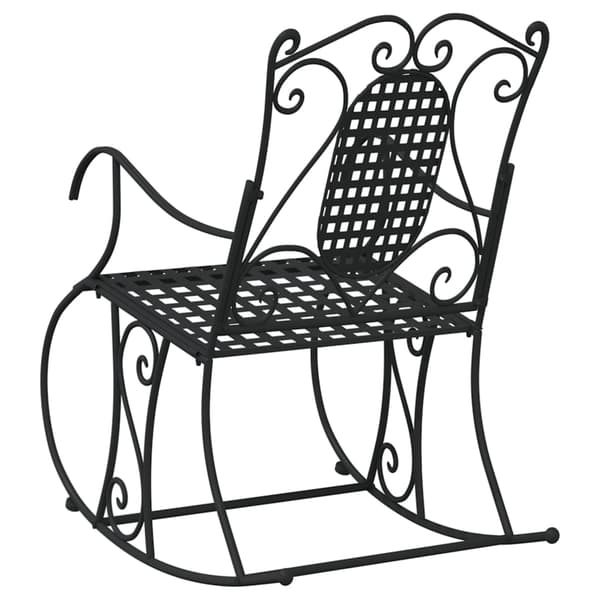 vidaXL Gungbänk 84 cm svart stål art
