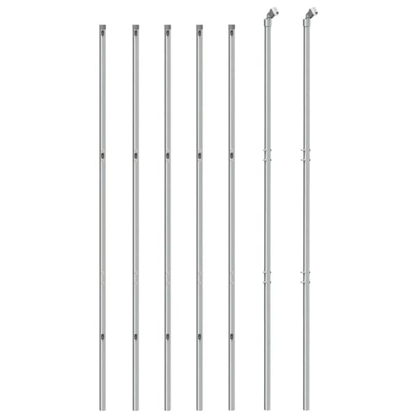vidaXL Gunnebostängsel silver 1,4x10 m Silver