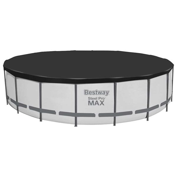 Bestway Poolöverdrag Flowclear Fast Set 555 cm Svart