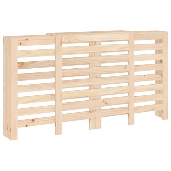 vidaXL Elementskydd 210x21x85 cm massiv furu Brun