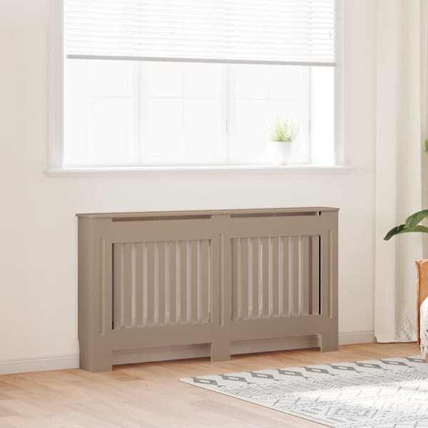 vidaXL Elementskydd 152x19x81,5 cm MDF Brun