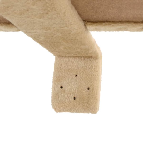 vidaXL Katt Klösträd väggmonterat med klöspelare i sisal 194 cm beige Beige