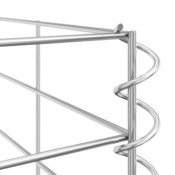 vidaXL Gabionkorg 6-pack galvaniserad tråd flera storlekar Silver