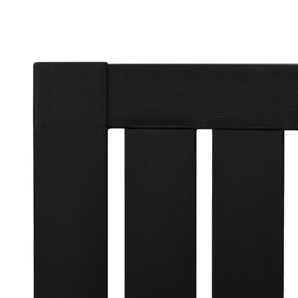 vidaXL Däckstol för trädgården 2 st svart polypropylen art