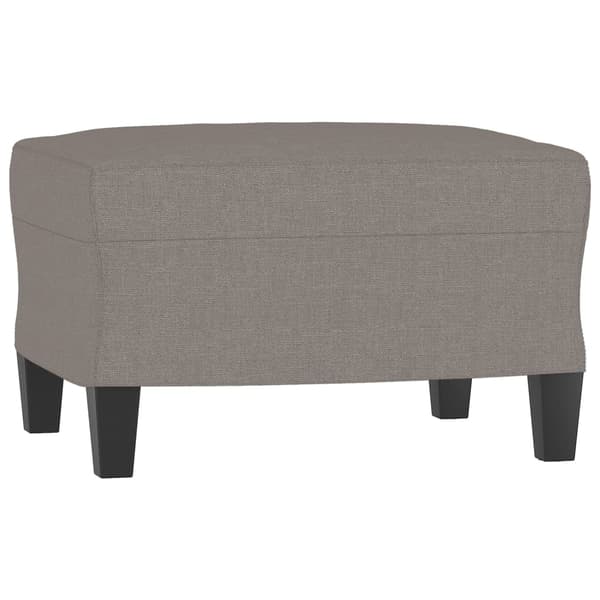 vidaXL Soffgrupp 4 delar taupe tyg Taupe