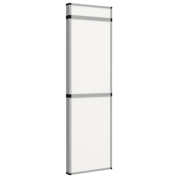 vidaXL Hopfällbar utställningsvägg 15 paneler 302x200 cm vit Vit