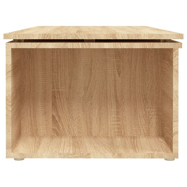 vidaXL Soffbord sonoma-ek 150x50x35 cm konstruerat trä Brun