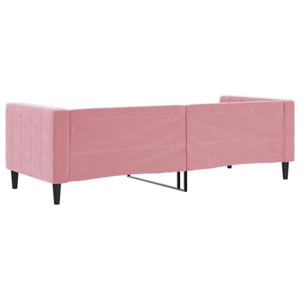 vidaXL Dagbädd rosa 80x200 cm sammet Rosa