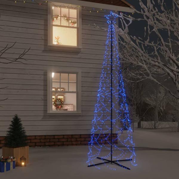 vidaXL Julgranskon blå 500 LEDs 100x300 cm Blå