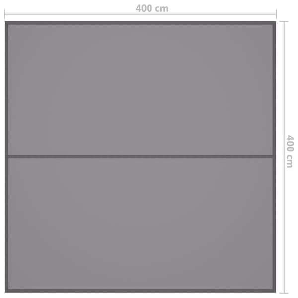 vidaXL Tarp 4x4 m grå grå