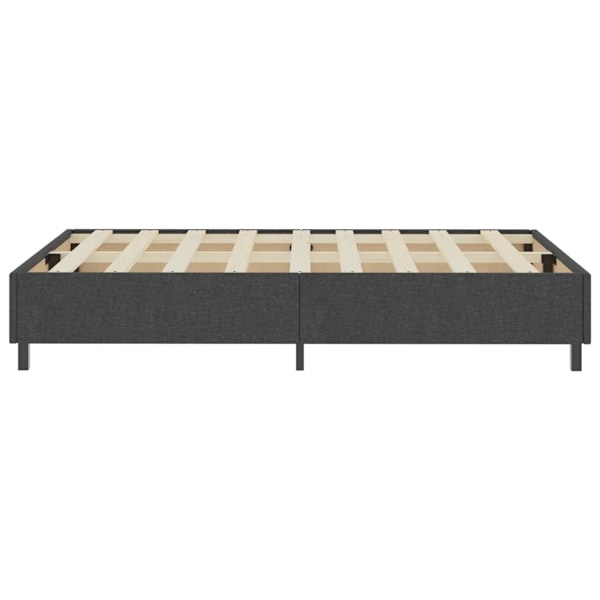 vidaXL Ramsäng grå tyg 120x200 cm grå