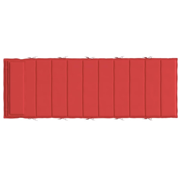 vidaXL Dyna till solsäng röd 180x60x4 cm oxfordtyg Röd