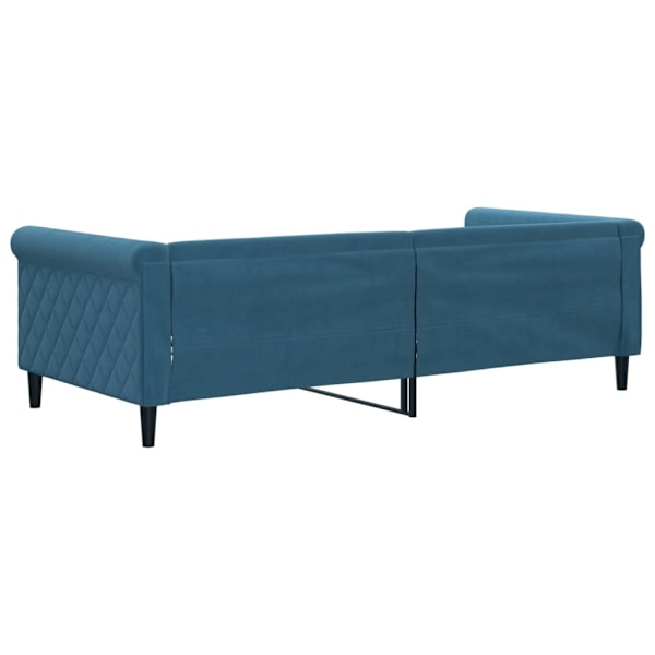 vidaXL Dagbädd blå 90x200 cm sammet Blå