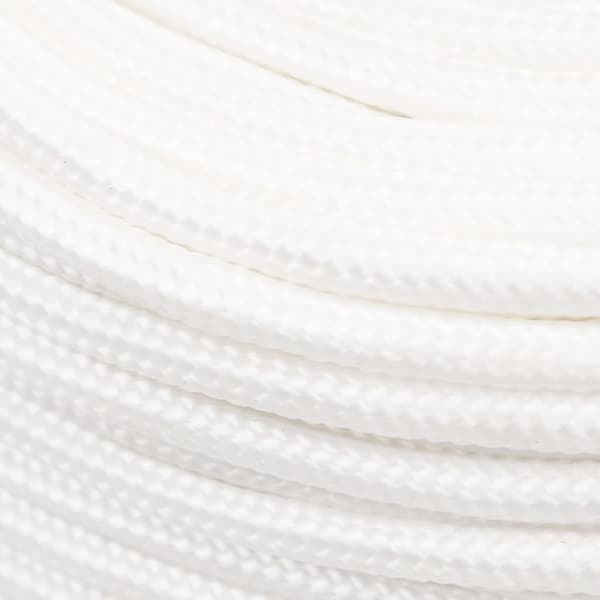 vidaXL Båtlina helvit 6 mm 25 m polypropylen Vit