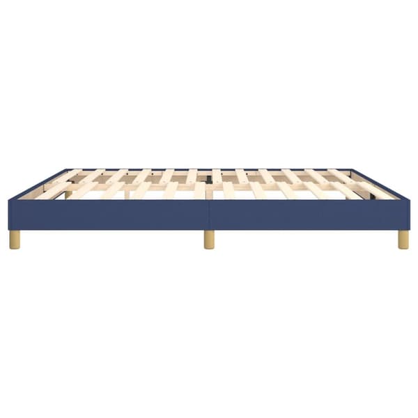 vidaXL Ramsäng blå 200x200 cm tyg Blå