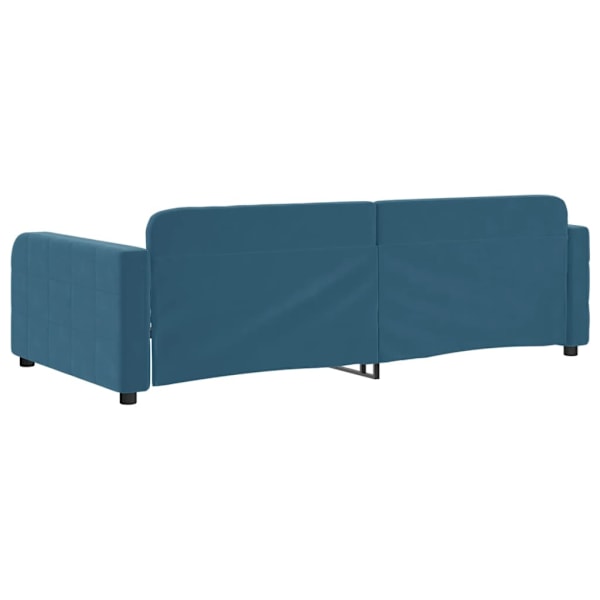 vidaXL Dagbädd blå 100x200 cm sammet Blå