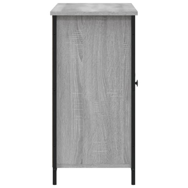 vidaXL Skänk grå sonoma 100x35x70 cm konstruerat trä Grå