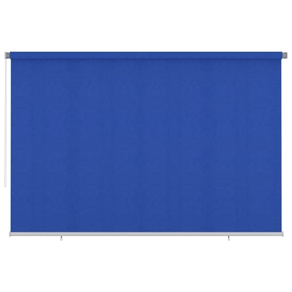 vidaXL Rullgardin utomhus 355 (B) x 230 (H) cm blå HDPE Blå